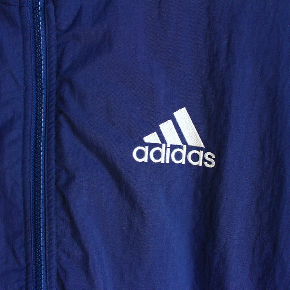 Vintage Adidas Blue Color Block Winter Jacket - Picture 7 of 14